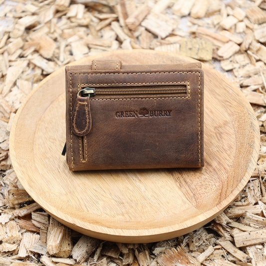 "Leder Kartenetui 3in1 geöffnet Gleitmechanismus 1-6 Karten Aluminium Case herausnehmbar"