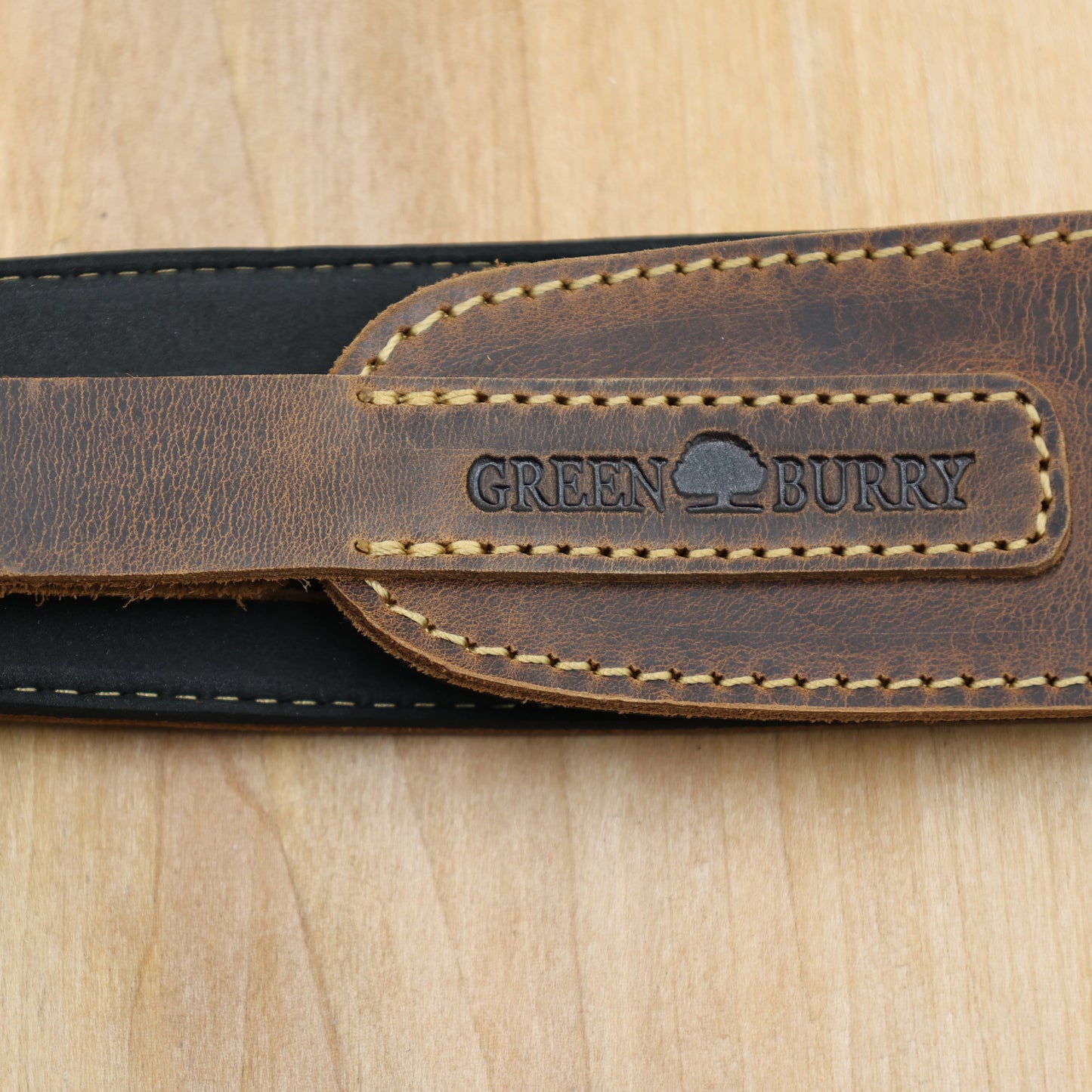 Leder Gewehrgurt hunting style 120cm x 4,8cm naturbelassen