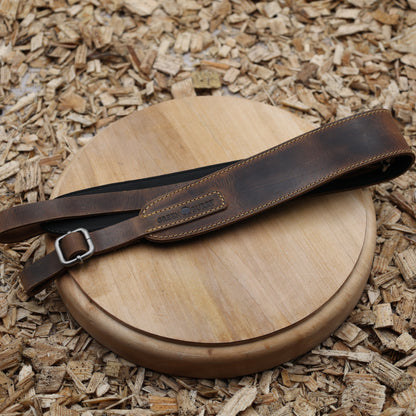 Gewehrgurt Leder vintage hunting 120cm antikbraun GREENBURRY