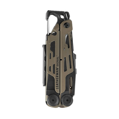 Leatherman Signal Multi-Tool in Coyote Tan, geschlossen
